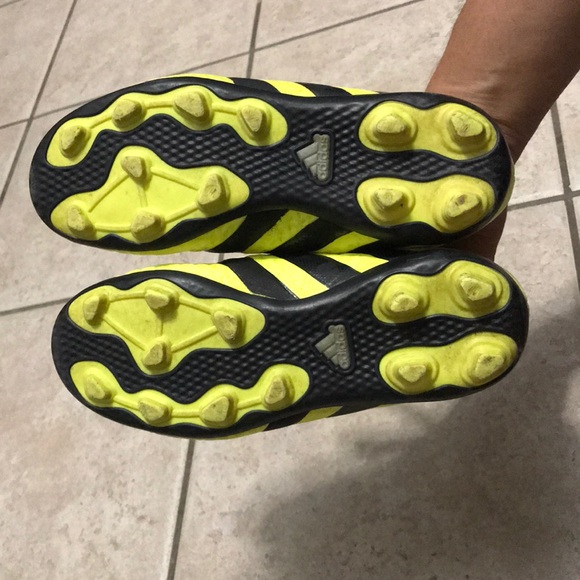 adidas Shoes | Boys Adidas Neon Yellow Soccer Cleats | Poshmark